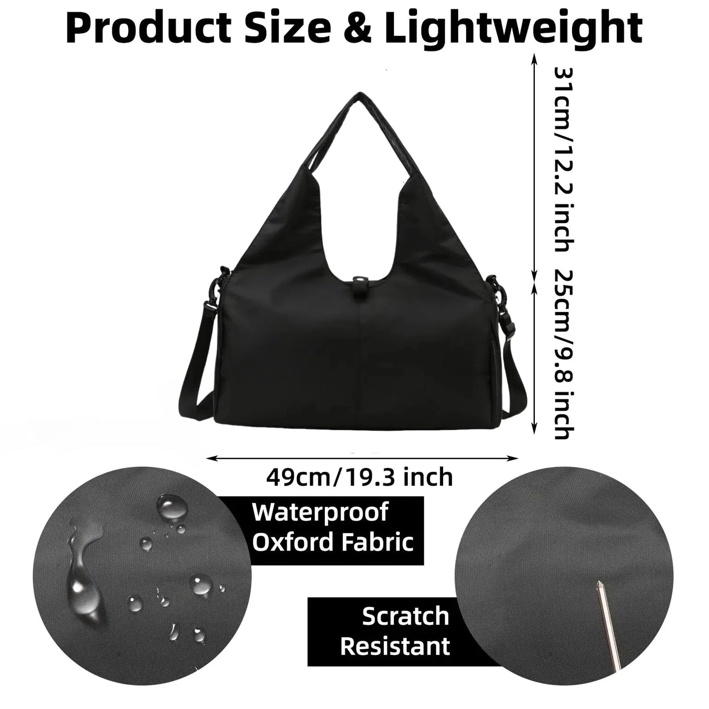 Luxury Yoga Mat Bag Gym Fitness Handbags for Women Men Training Sac De Large Capacity Sport Travel Gymtas Nylon Outdoor Sports