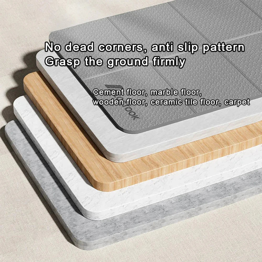 TINSOL 4mm Thick TPE Foldable Yoga Mat 183*61cm Easy Storage for Travel Yoga Pilates Home Exercise Floor Mat ﻿