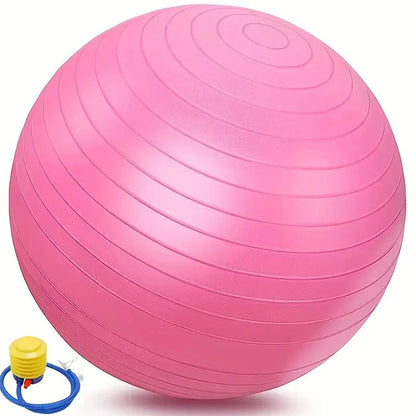 65CM PVC Fitness Balls Yoga Ball Thickened Explosion-proof Exercise Home Gym Pilates Equipment Balance Ball
