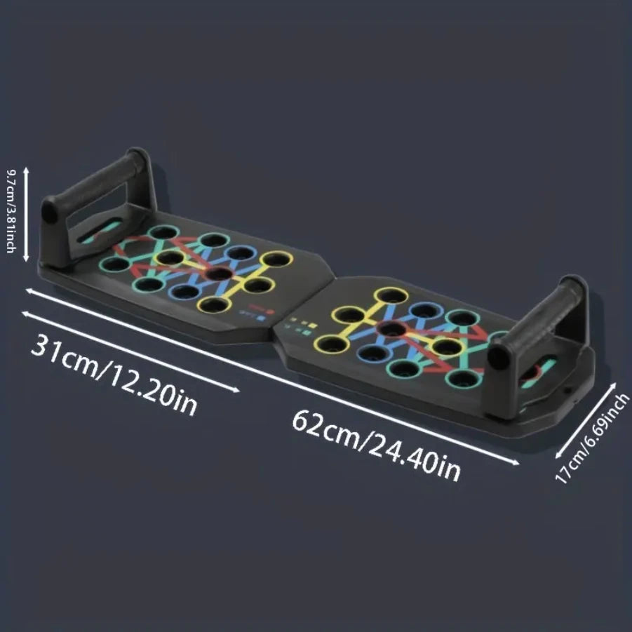 Push-up board, portable multi-function push-up board, high-load push-up board, fitness, multi-part home training good helper