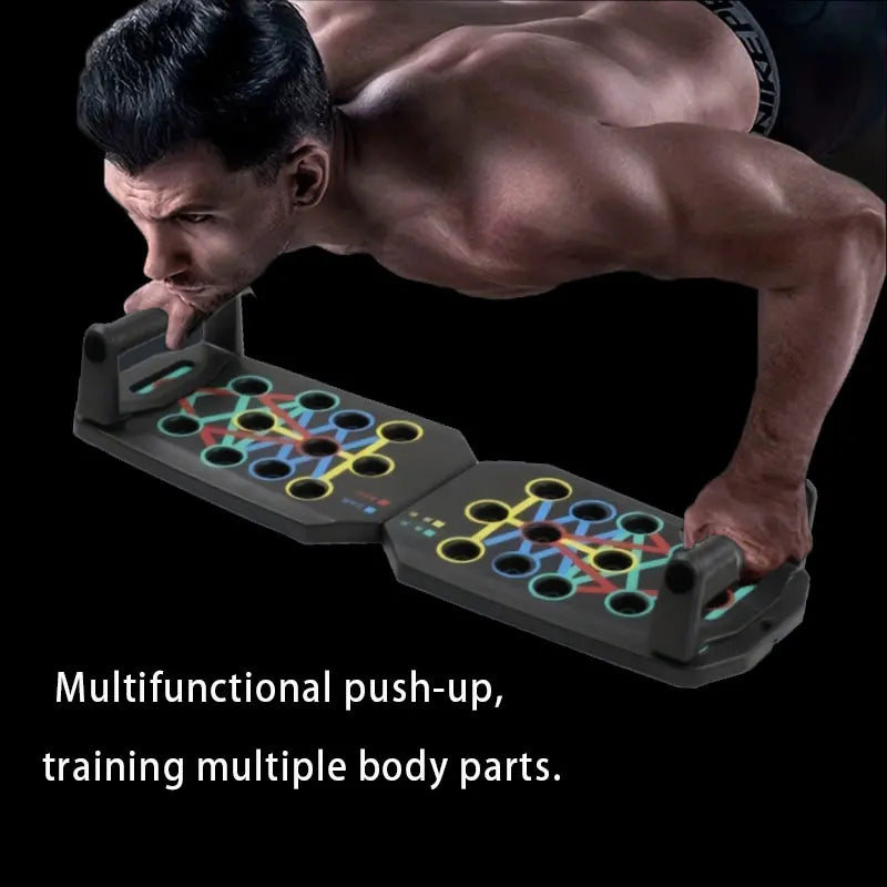 Push-up board, portable multi-function push-up board, high-load push-up board, fitness, multi-part home training good helper