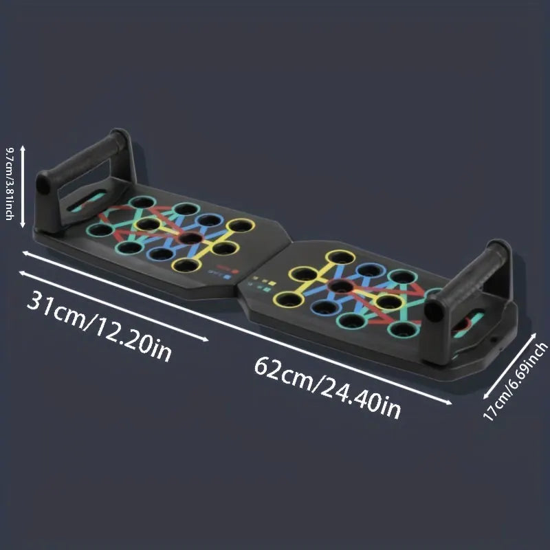 Push-up board, portable multi-function push-up board, high-load push-up board, fitness, multi-part home training good helper