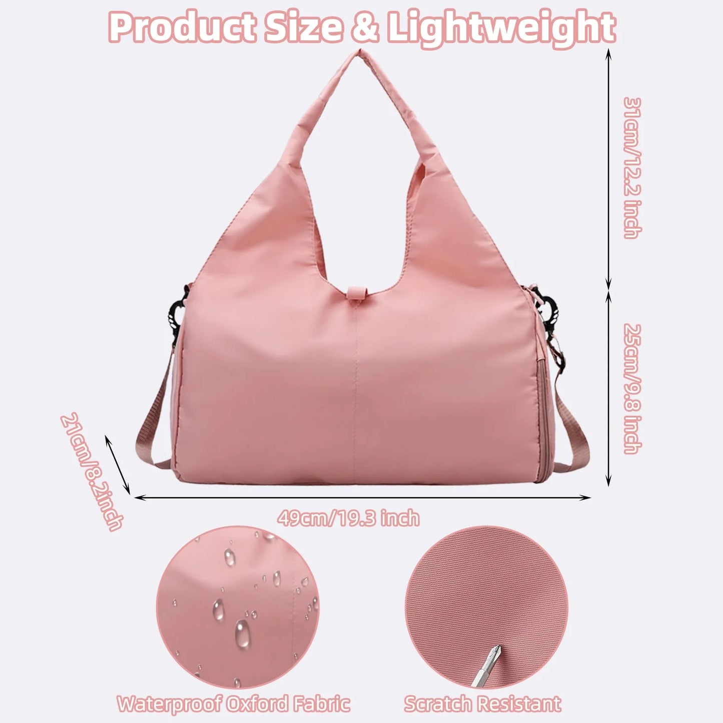 Luxury Yoga Mat Bag Gym Fitness Handbags for Women Men Training Sac De Large Capacity Sport Travel Gymtas Nylon Outdoor Sports